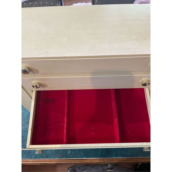 VTG Craft Storage Chest  LARGE JEWELRY BOX Mele Buxton MID-CENTURY Modern BIG - Picture 11 of 14